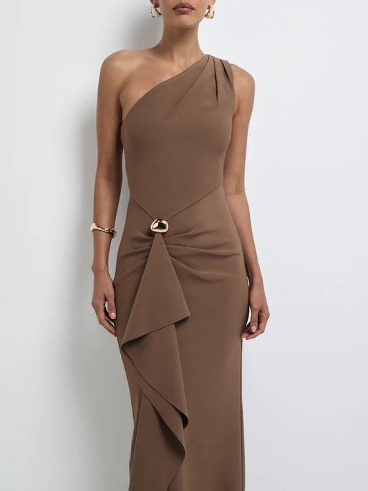 Sheike - Dominique Maxi Dress - Chocolate