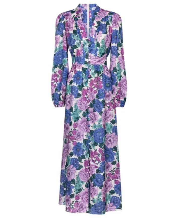 Zimmermann - Poppy Plunge Floral Midi Dress