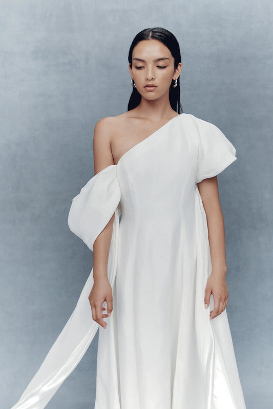 AJE - Arista Tulip Sleeve Midi Dress