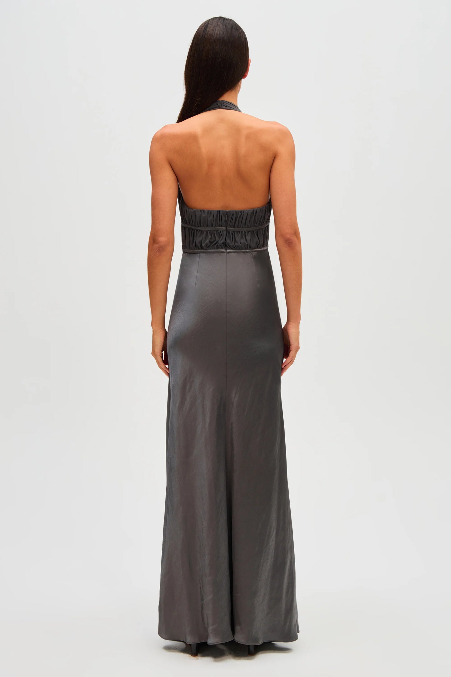 Misha Collection - Celine Satin Maxi Dress
