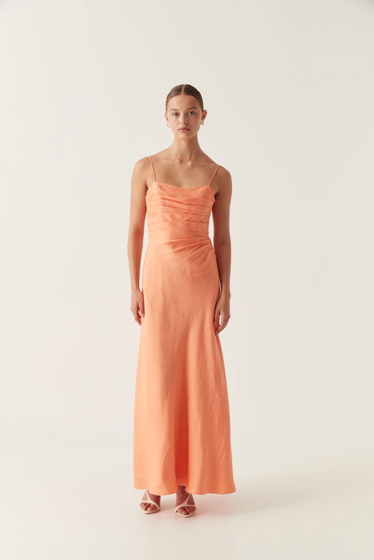 AJE - Clarice Draped Maxi Dress
