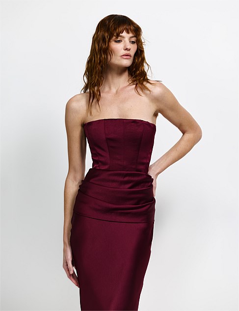 Effie Kats - Indira Gown - Wine
