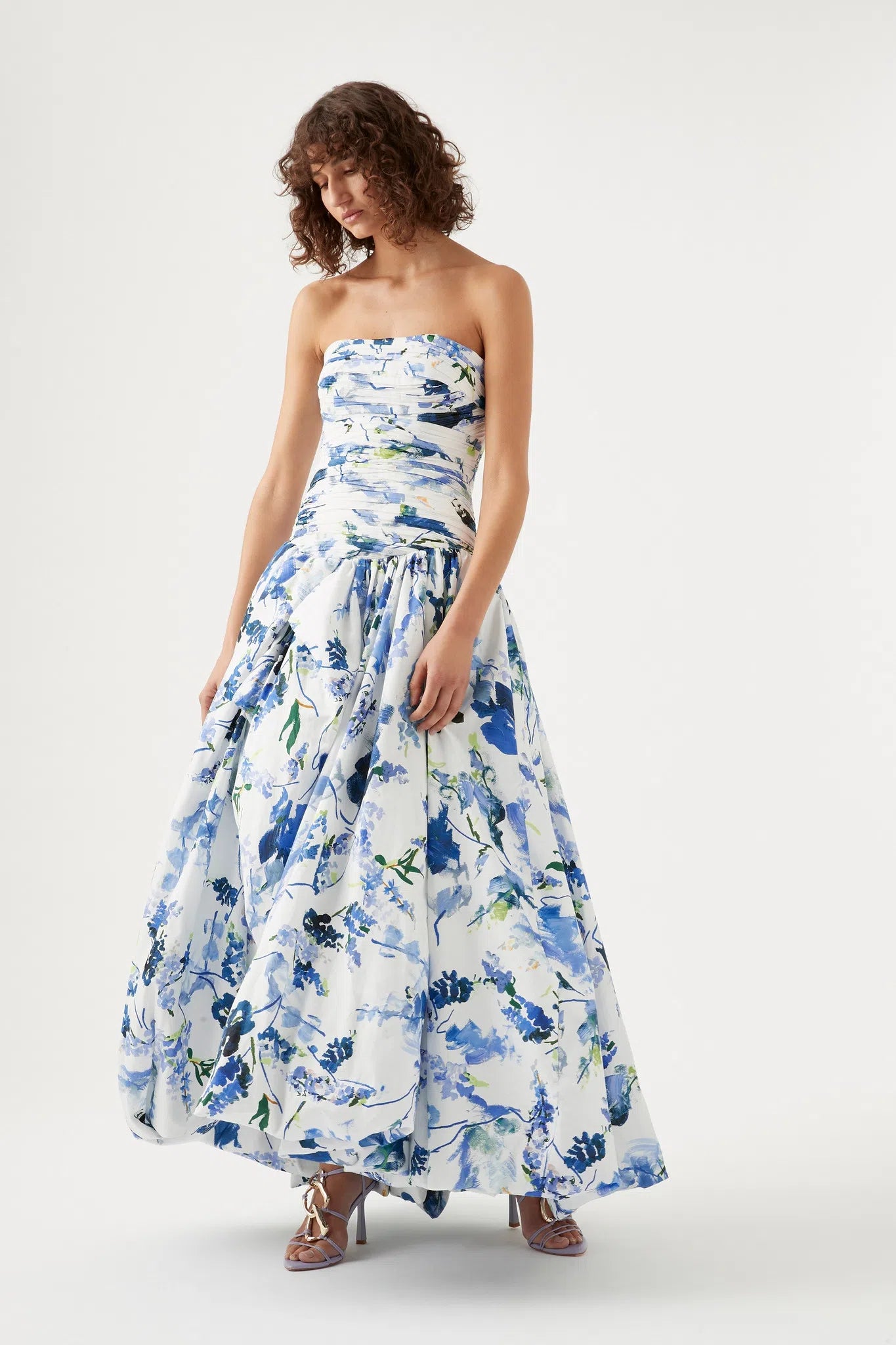 AJE - Violette Bubble Hem Maxi Dress