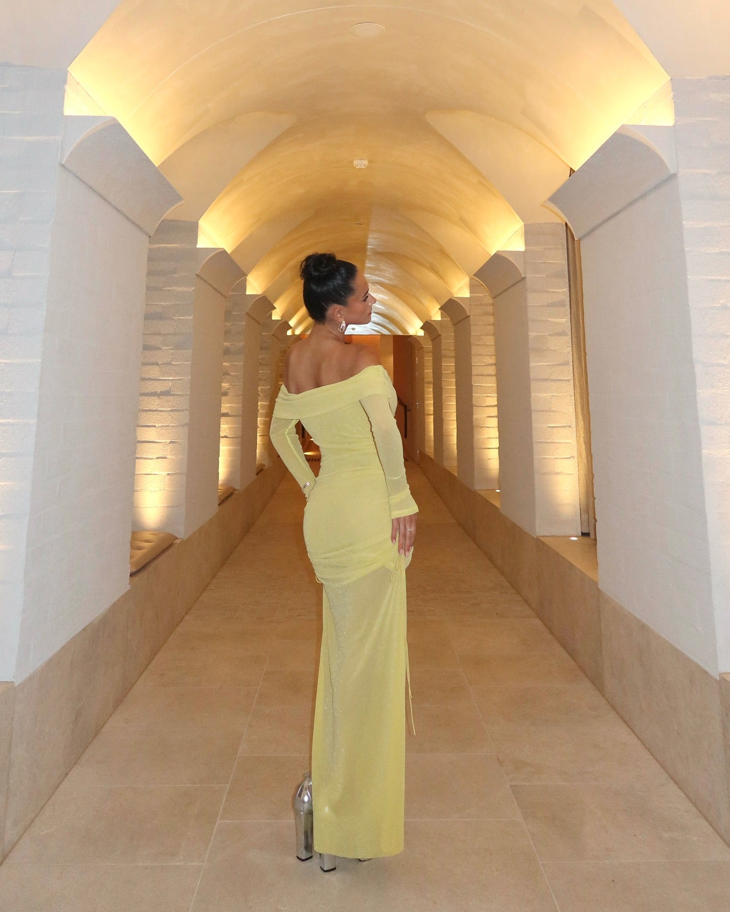 Benni - Blaire Midi Dress - Lemon