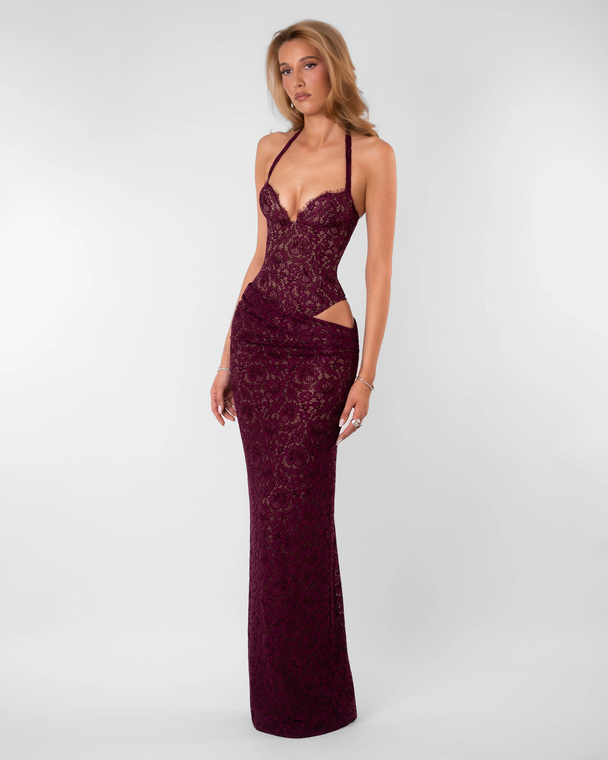 Fenity - Veronica Dress - Burgundy