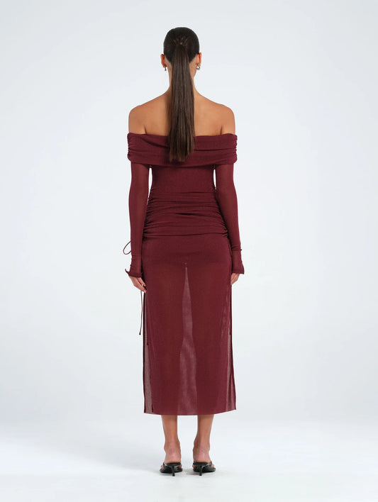 Benni - Blaire Midi Dress - Plum