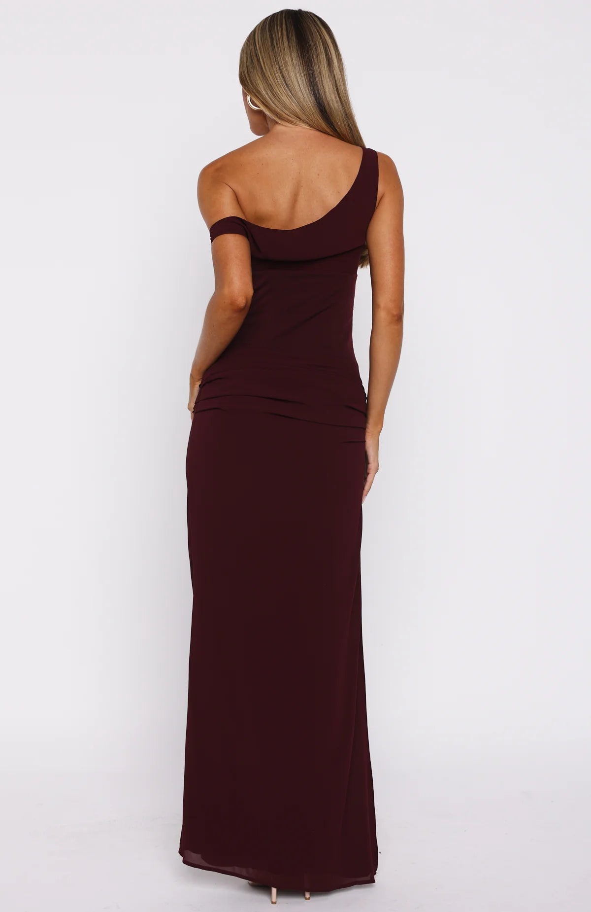 Unavailable Energy Maxi Dress - Burgundy
