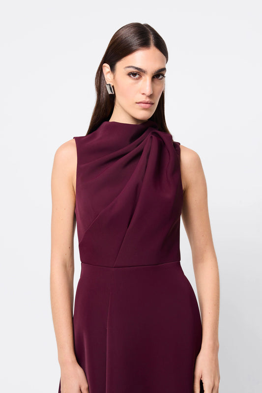 Mossman - Cosmic Maxi Dress - Cherry Laquer