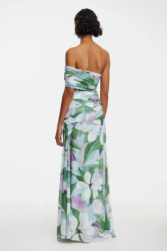Acler - Richdore Maxi Dress Cornlily Meadow