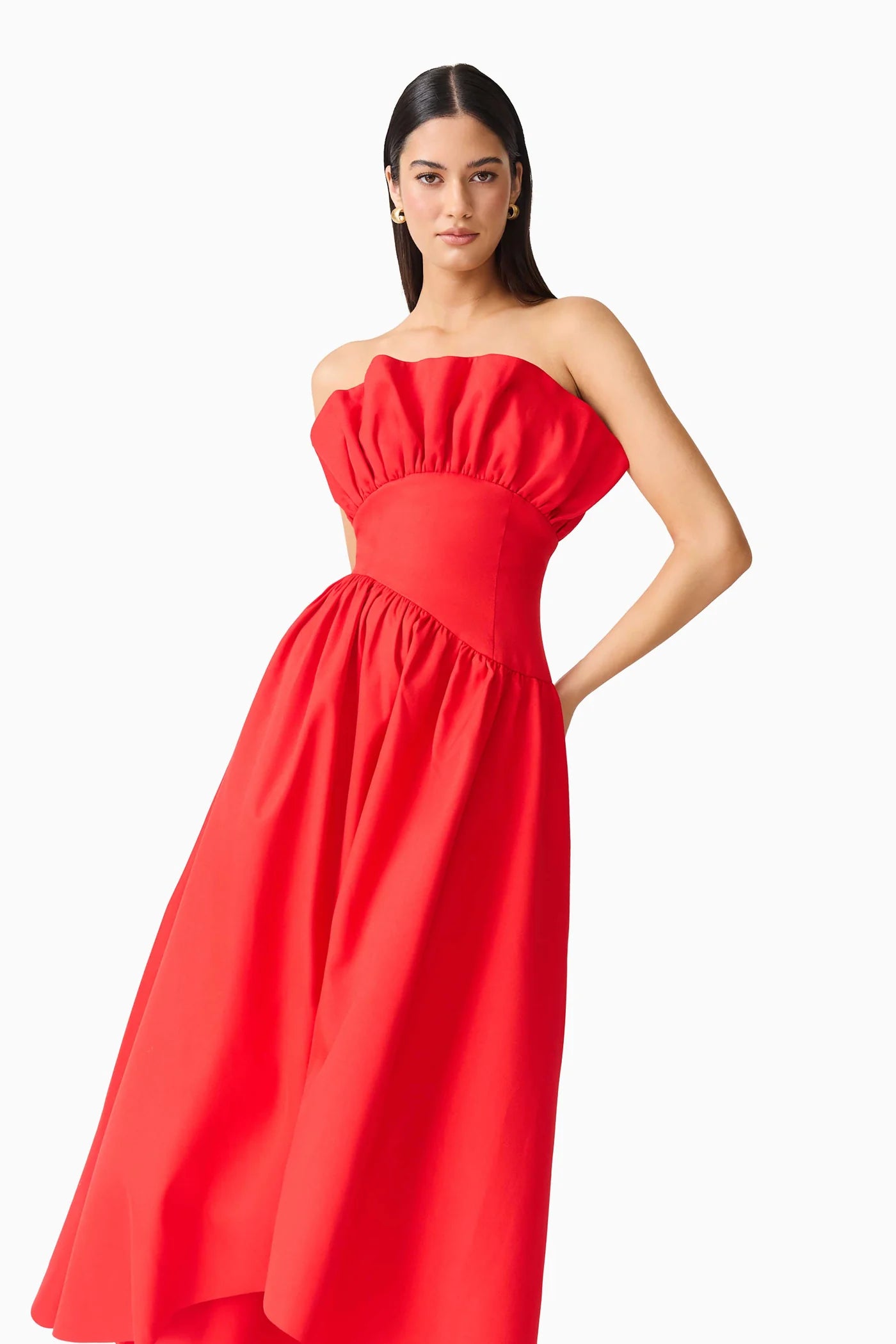 Elliat - Laurel Sleeveless Maxi Dress In Red