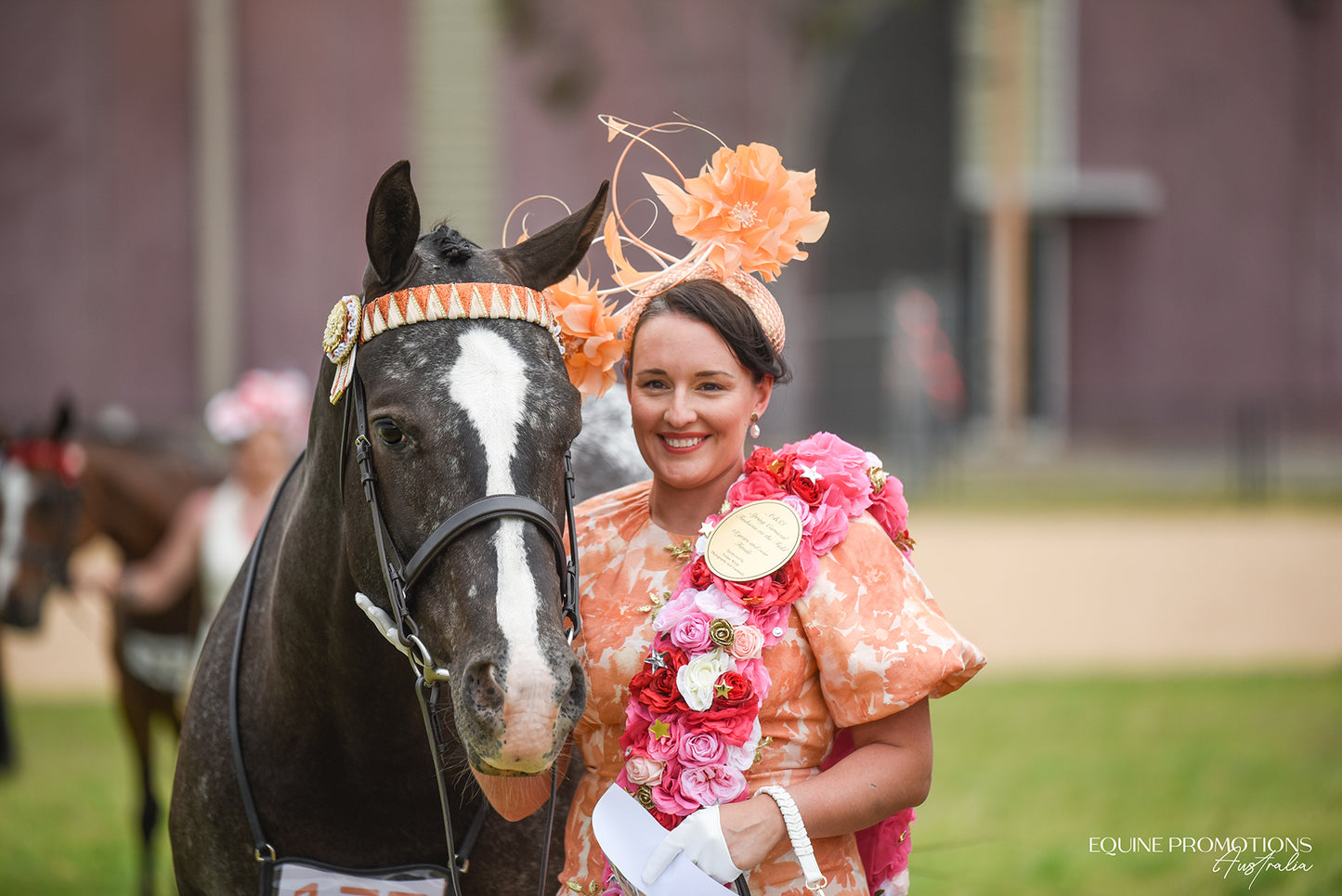 Millinery By Mel - Tangerine