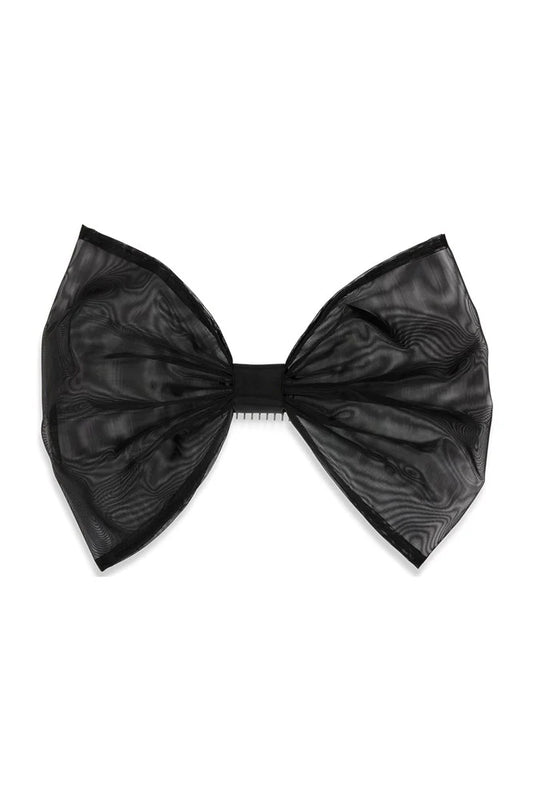 Morgan + Taylor - Kinsleigh Bow Hair Accessory in Black