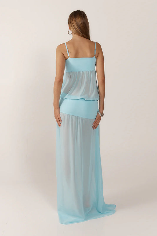 Ance Gria -Romeo Gown - Aqua