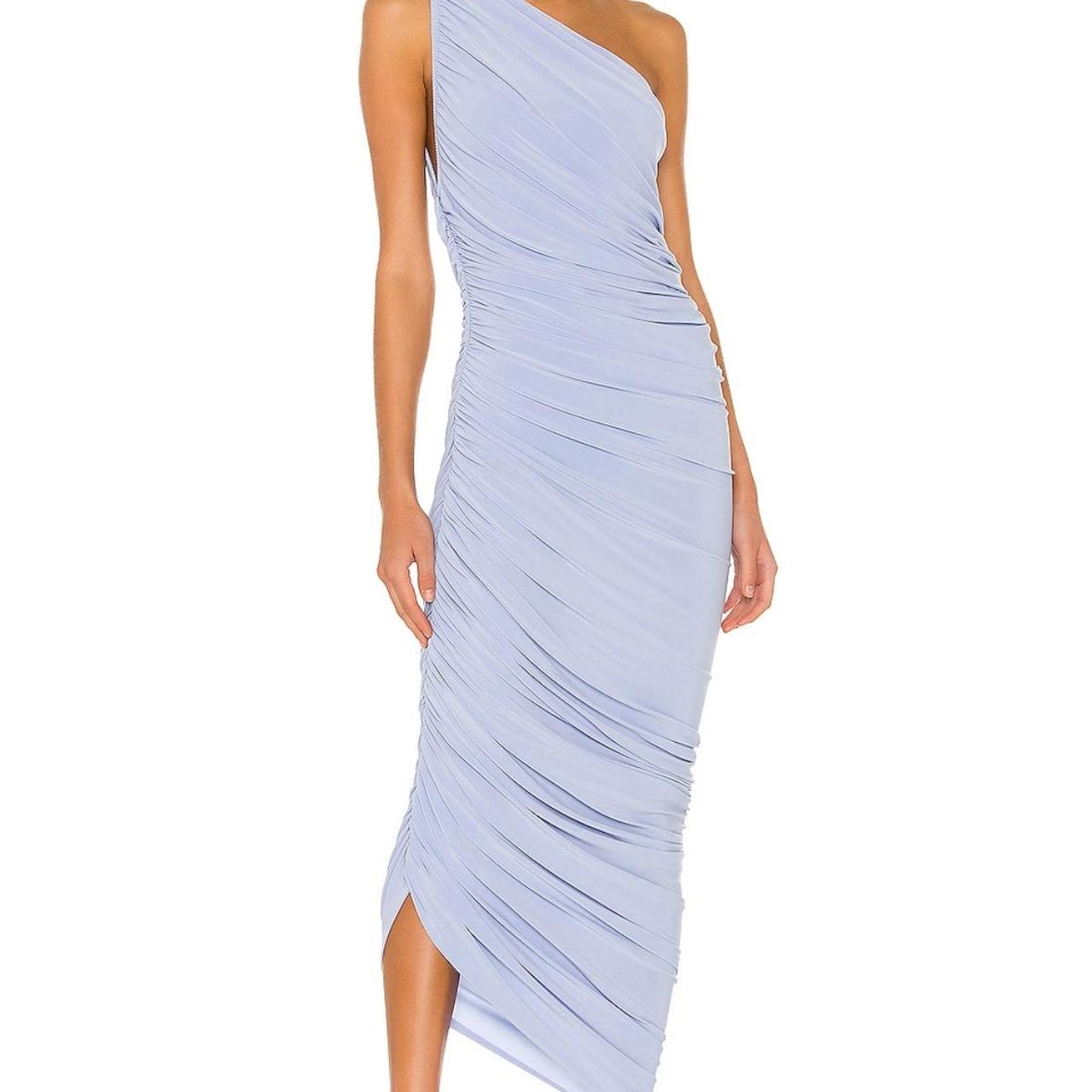 Norma Kamali - Diana One-Shoulder Midi Dress - Celestial Blue