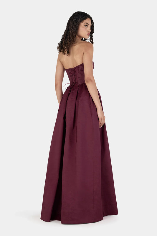 Hansen & Gretel - Portia Maxi Dress - Mulberry