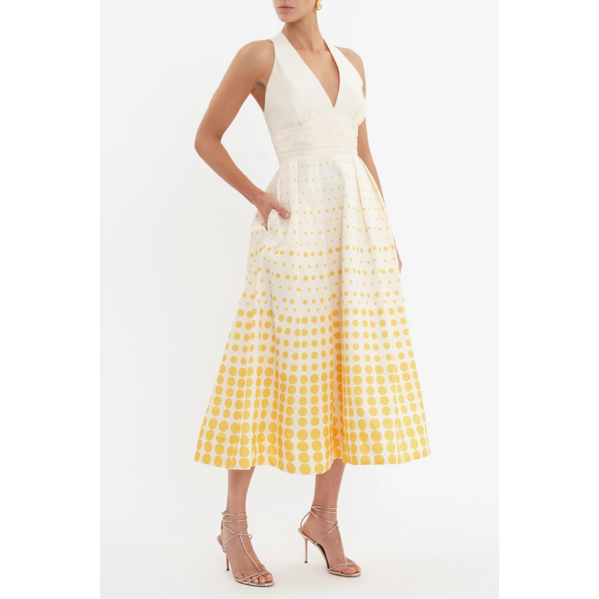 Rebecca Vallance - Ottilie Halter Midi Dress