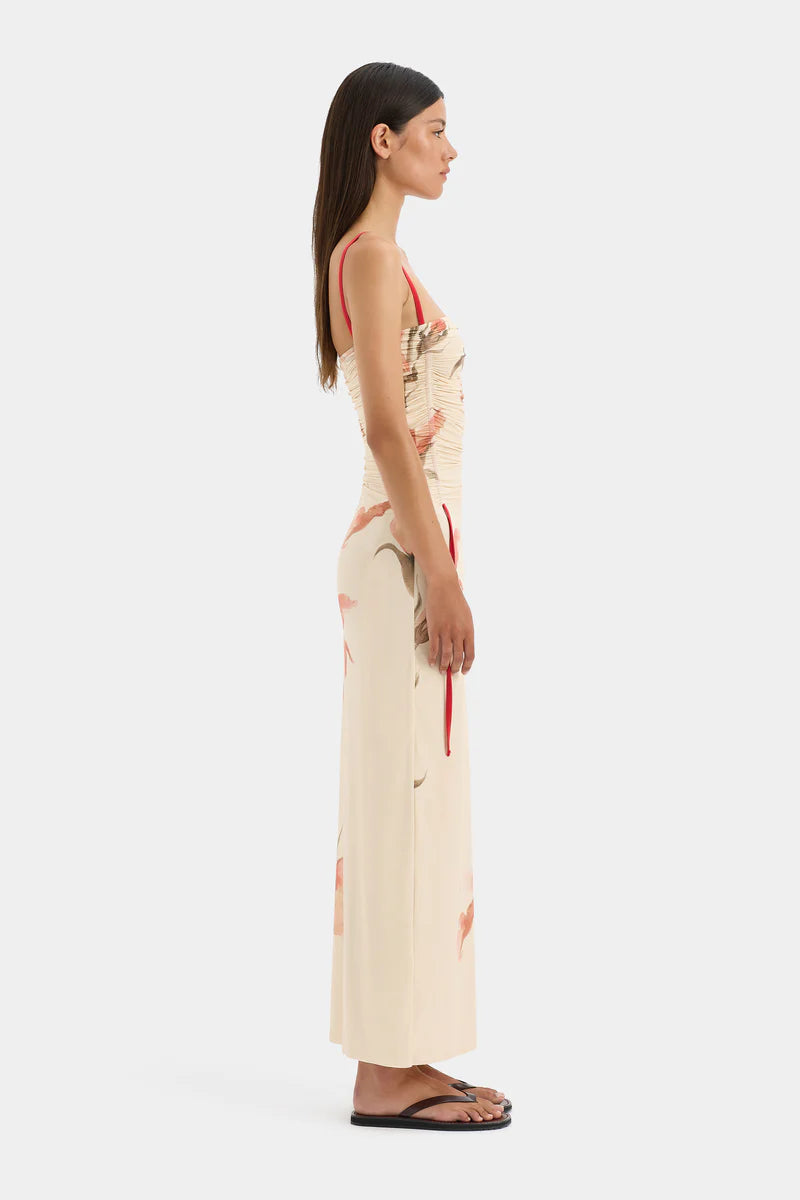 Sir The Label - Hana Ruched Midi Dress