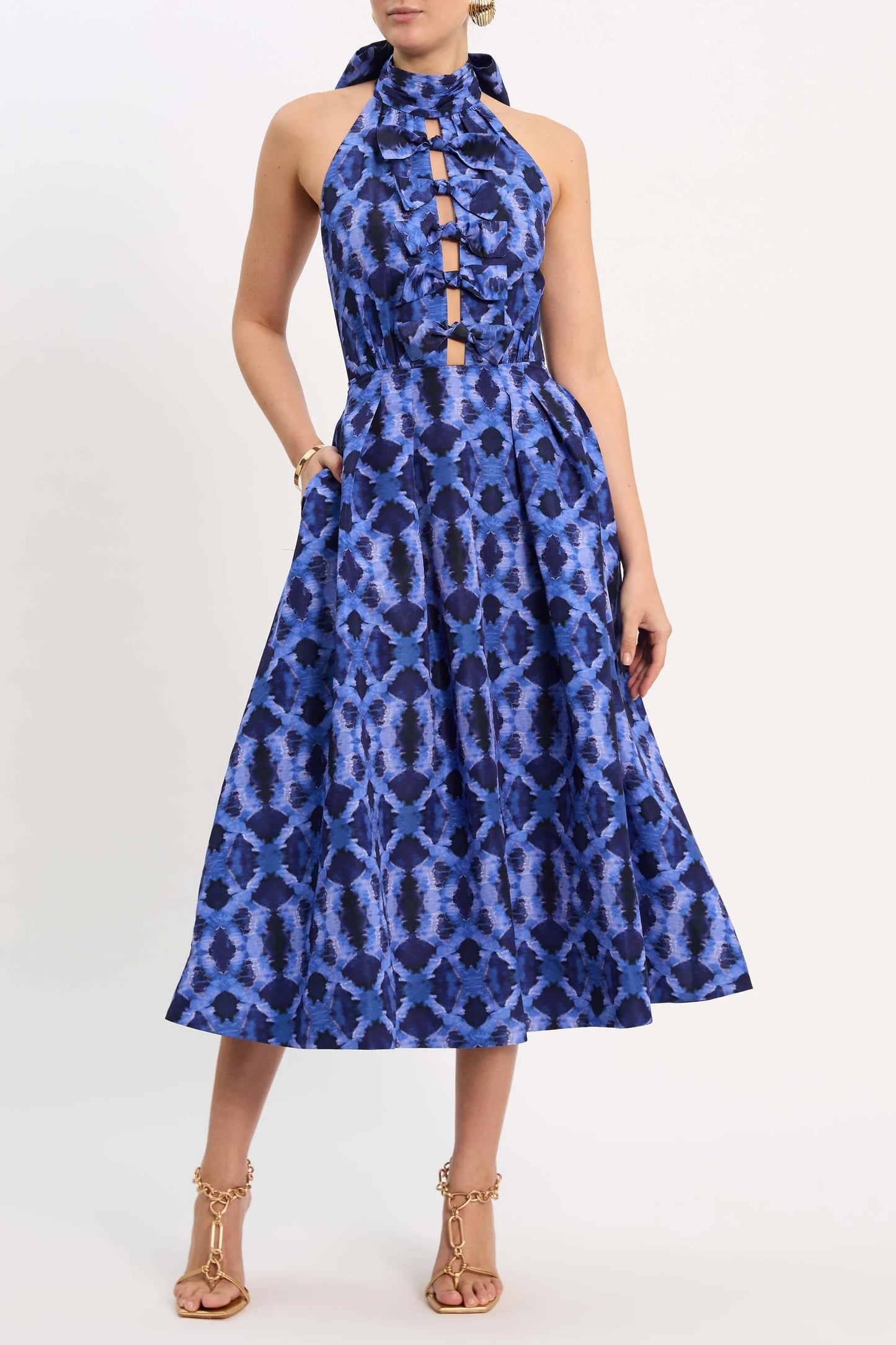 Rebecca Vallance - Shiloh Halter Midi Dress