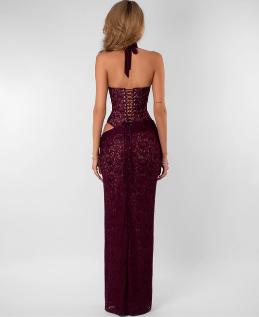 Fenity - Veronica Dress - Burgundy