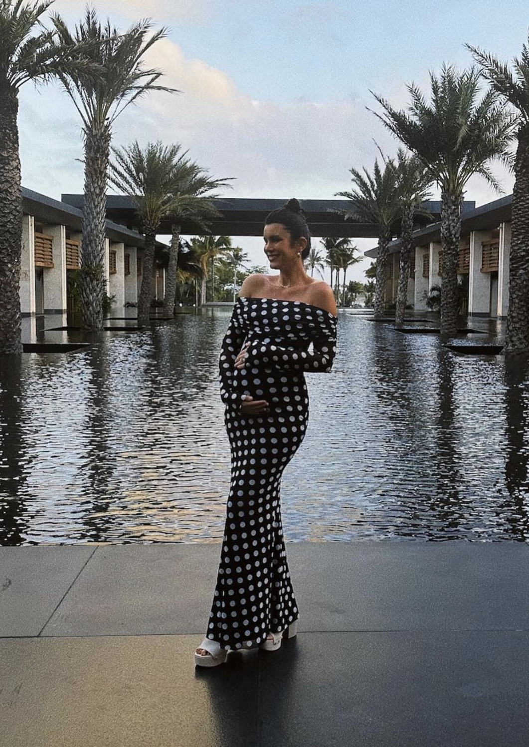 AFRM - Thelma Dress - Diagonal Dot