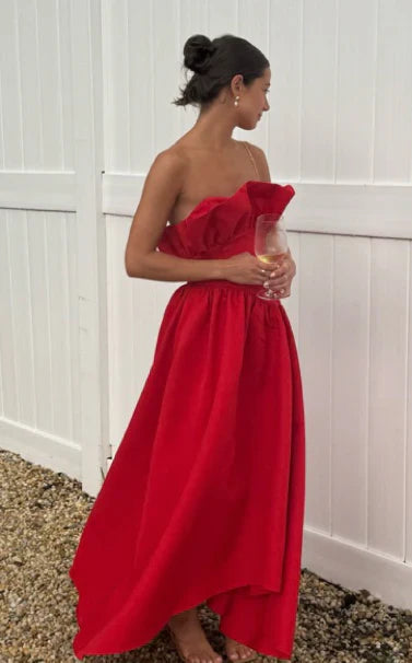 Elliat - Laurel Sleeveless Maxi Dress In Red