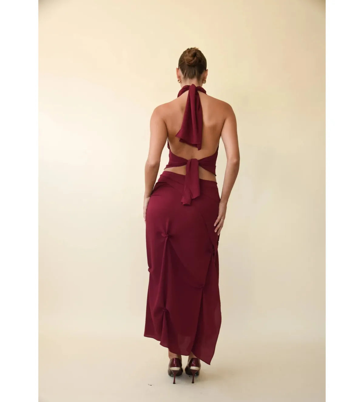 Koster Kulture - Marbella Halter Top and Midi Skirt Set