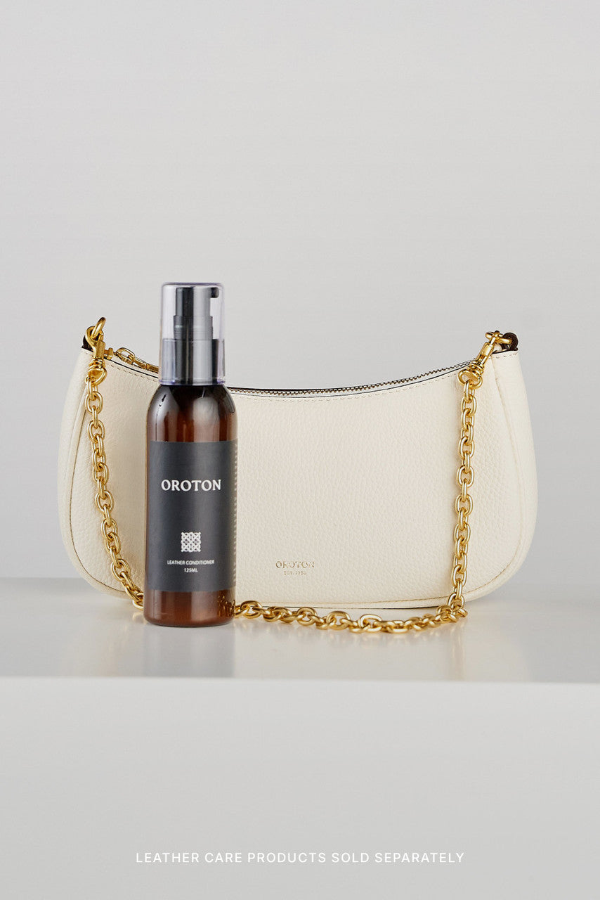 Oroton - Eve Mini Baguette - Cream
