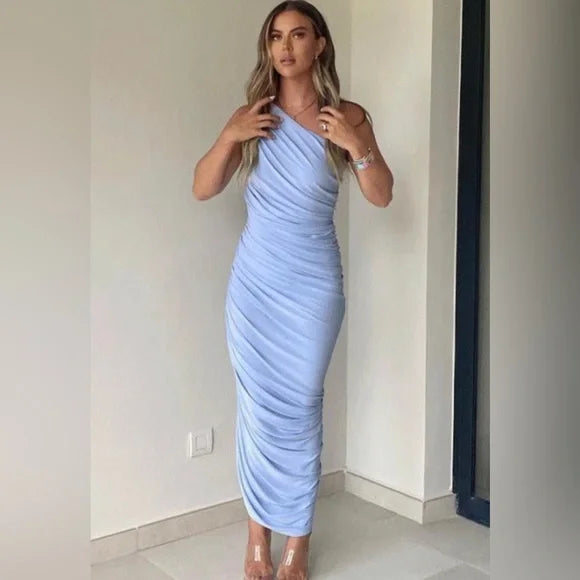 Norma Kamali - Diana One-Shoulder Midi Dress