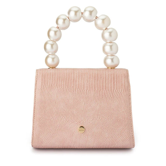 Olga Berg - Pink Peta Pearl Handle Bag