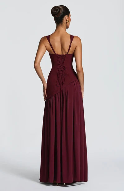 Babyboo - Tullulah Maxi Dress - Cherry Lacquer