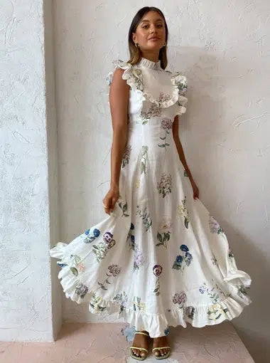 alemais jules floral midi dress Alemais