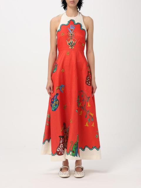 Alemais - Rose Halter Dress