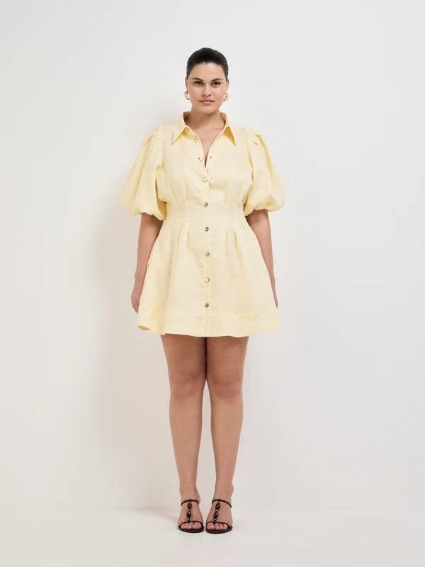 Elisa Mini Dress - Limoncello