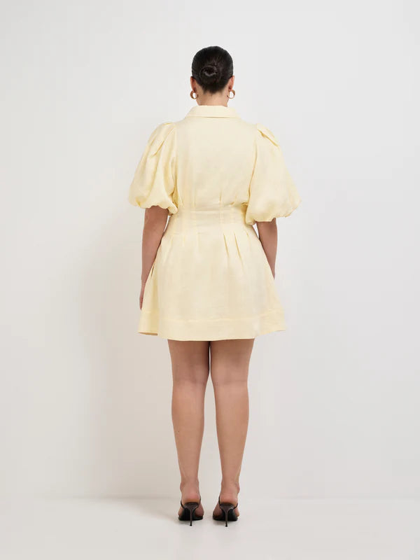 Elisa Mini Dress - Limoncello