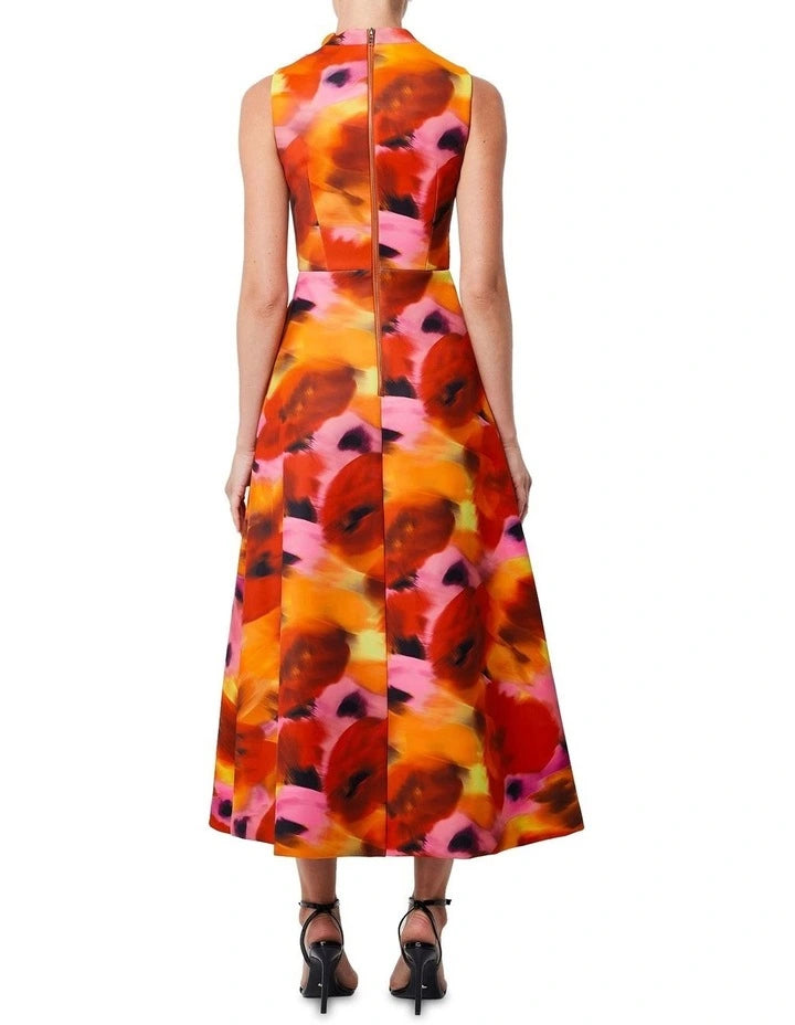mossman orange dress MOSSMAN The Curious Mini dress Size 8