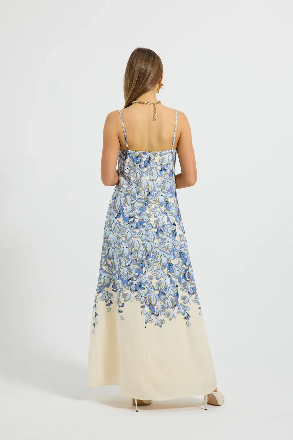 Pasduchas - Bowie Maxi Dress - Bluebell Floral