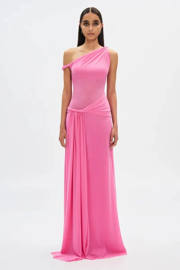 Misha - The Sisal Mesh Dress - Orchid Pink