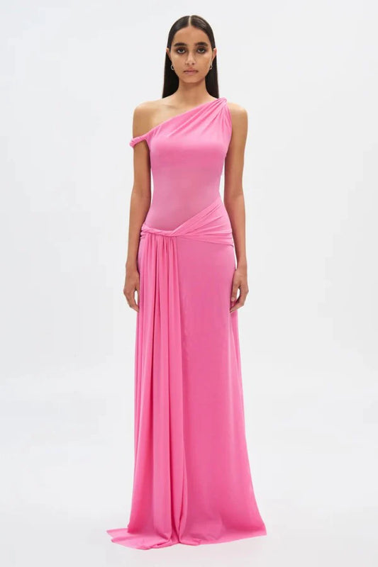 Misha - The Sisal Mesh Dress - Orchid Pink