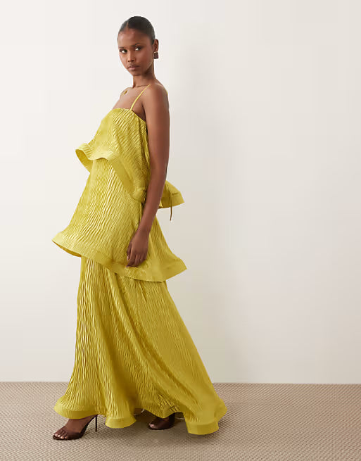 Zola Maxi Dress - Lime