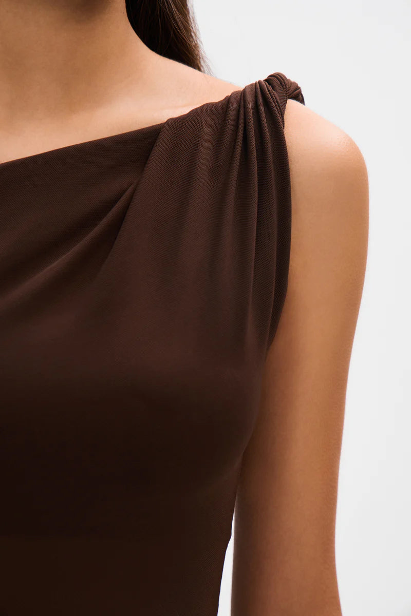 Misha - Sisal Mesh Maxi Dress