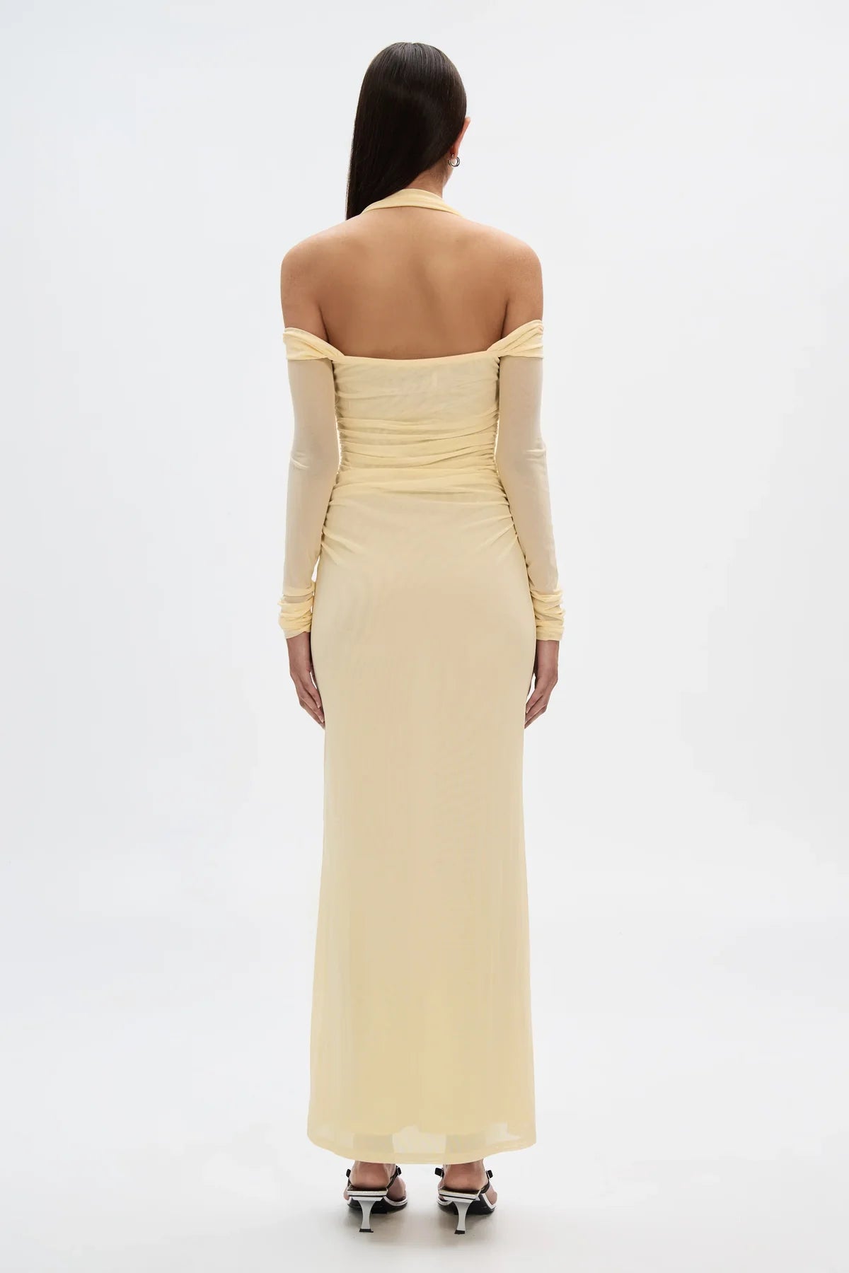 Misha - The Sonnet Mesh Dress - Butter