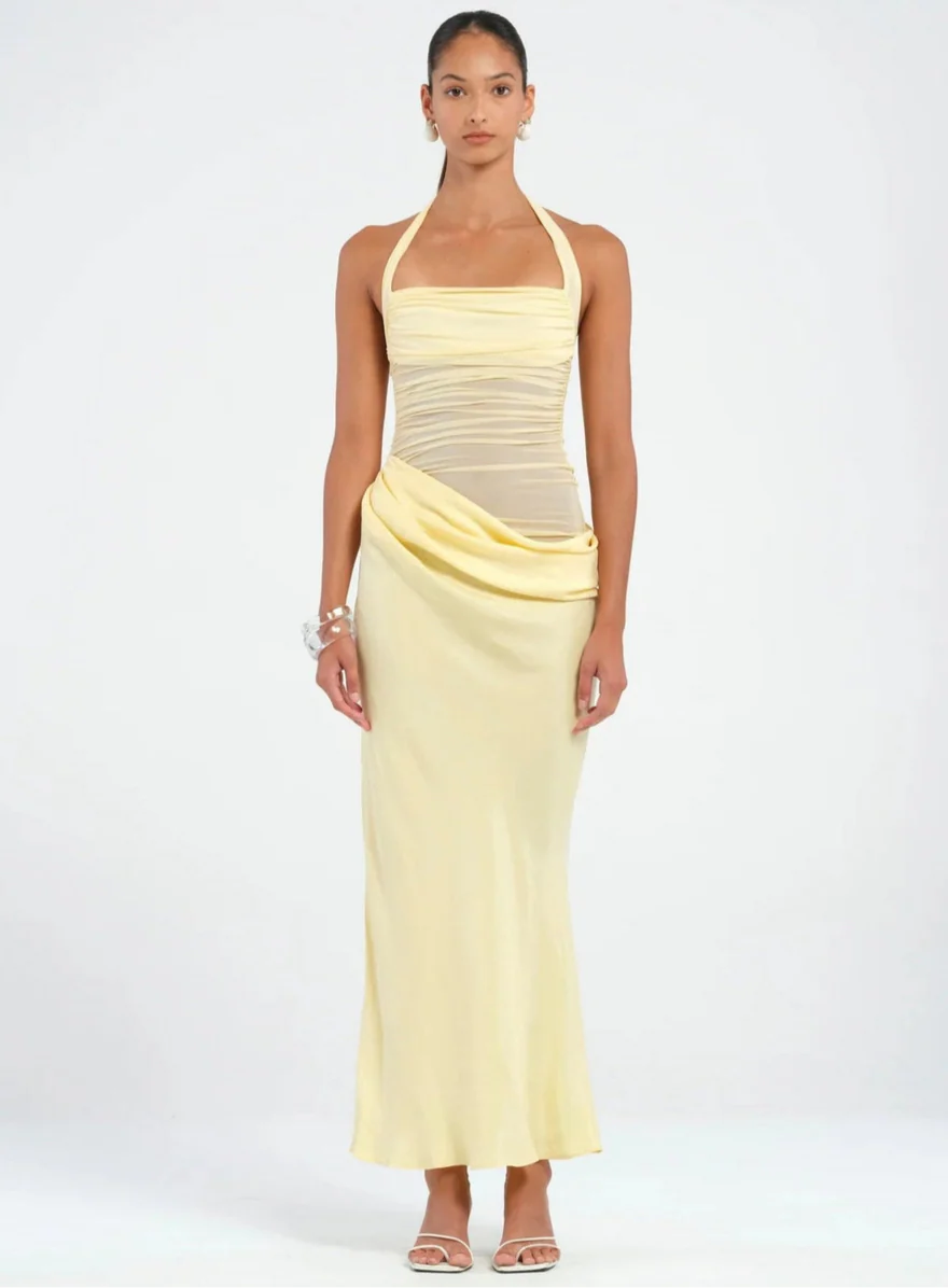 Benni - Gina Maxi Dress - Yellow