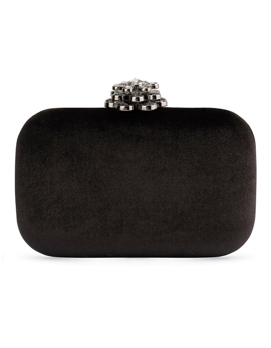 Olga Berg - Emilia Velvet Clutch