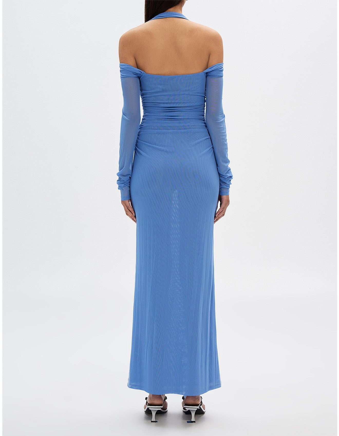 Misha - The Sonnet Mesh Dress - Cornflower Blue