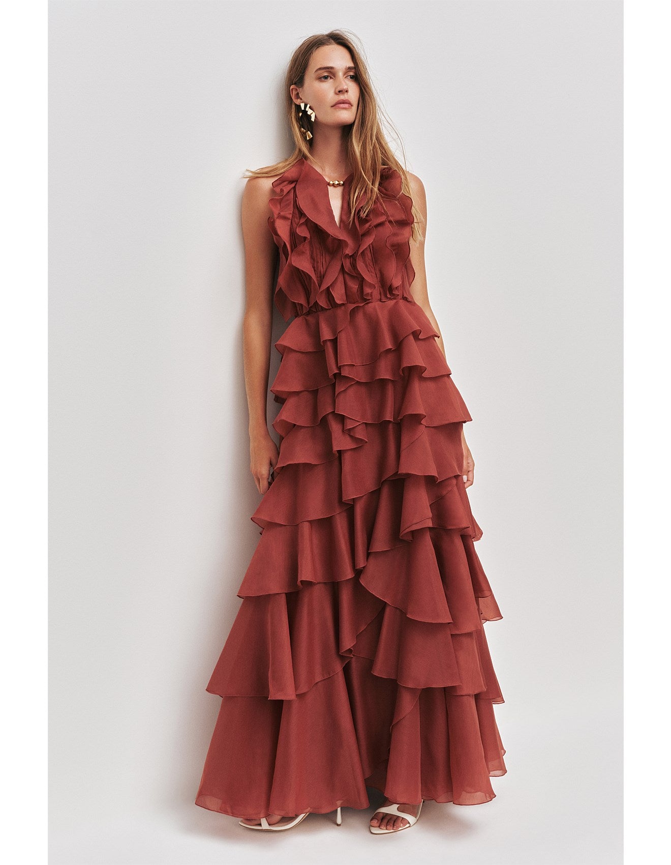 AJE - Cleo Gown - Rust