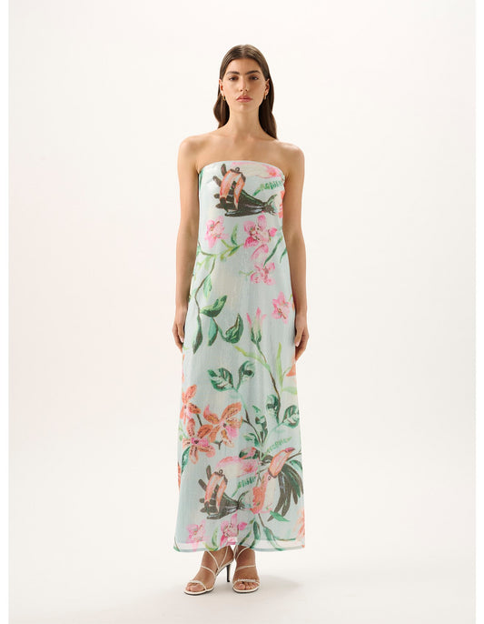 Roame - Bianca Strapless Sequin Maxi Dress