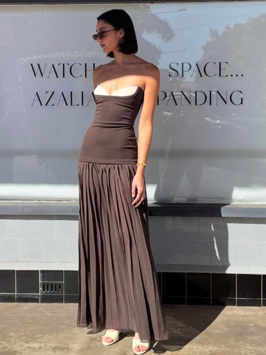 She is Olla - Nicolette Dress - Espresso