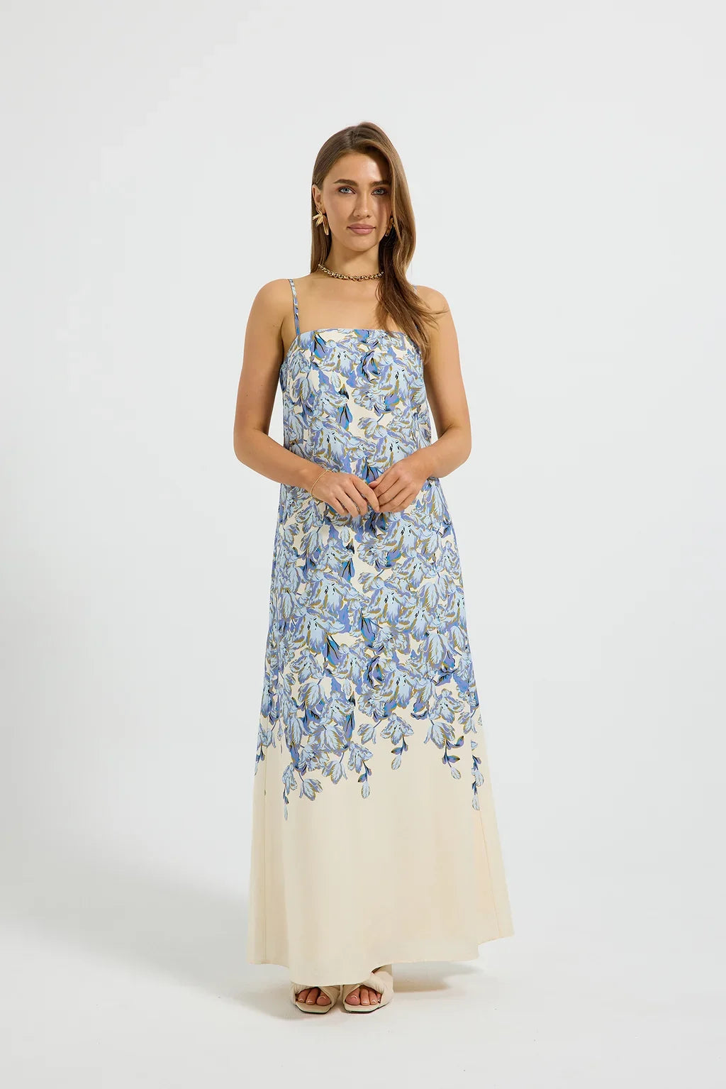 Pasduchas - Bowie Maxi Dress - Bluebell Floral
