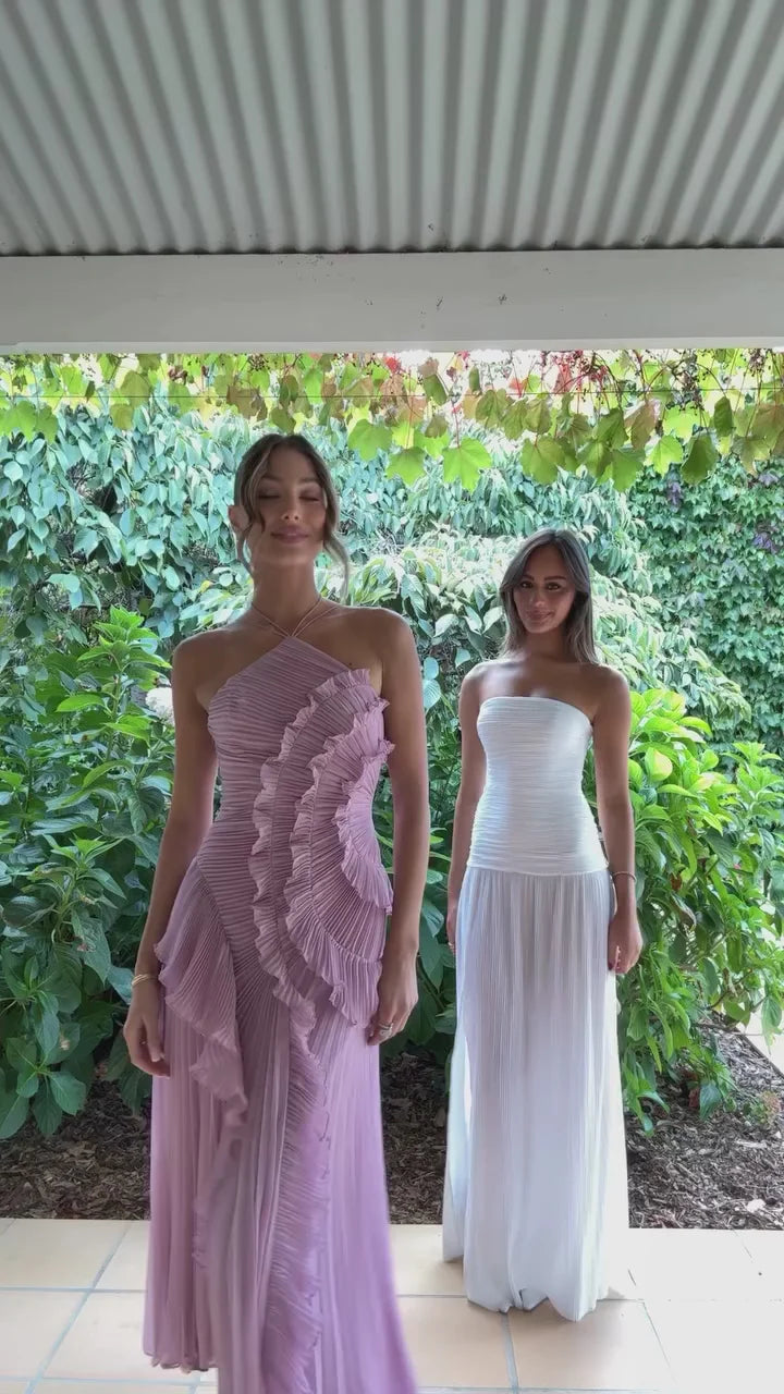 Emma Ruffle Maxi  Dress