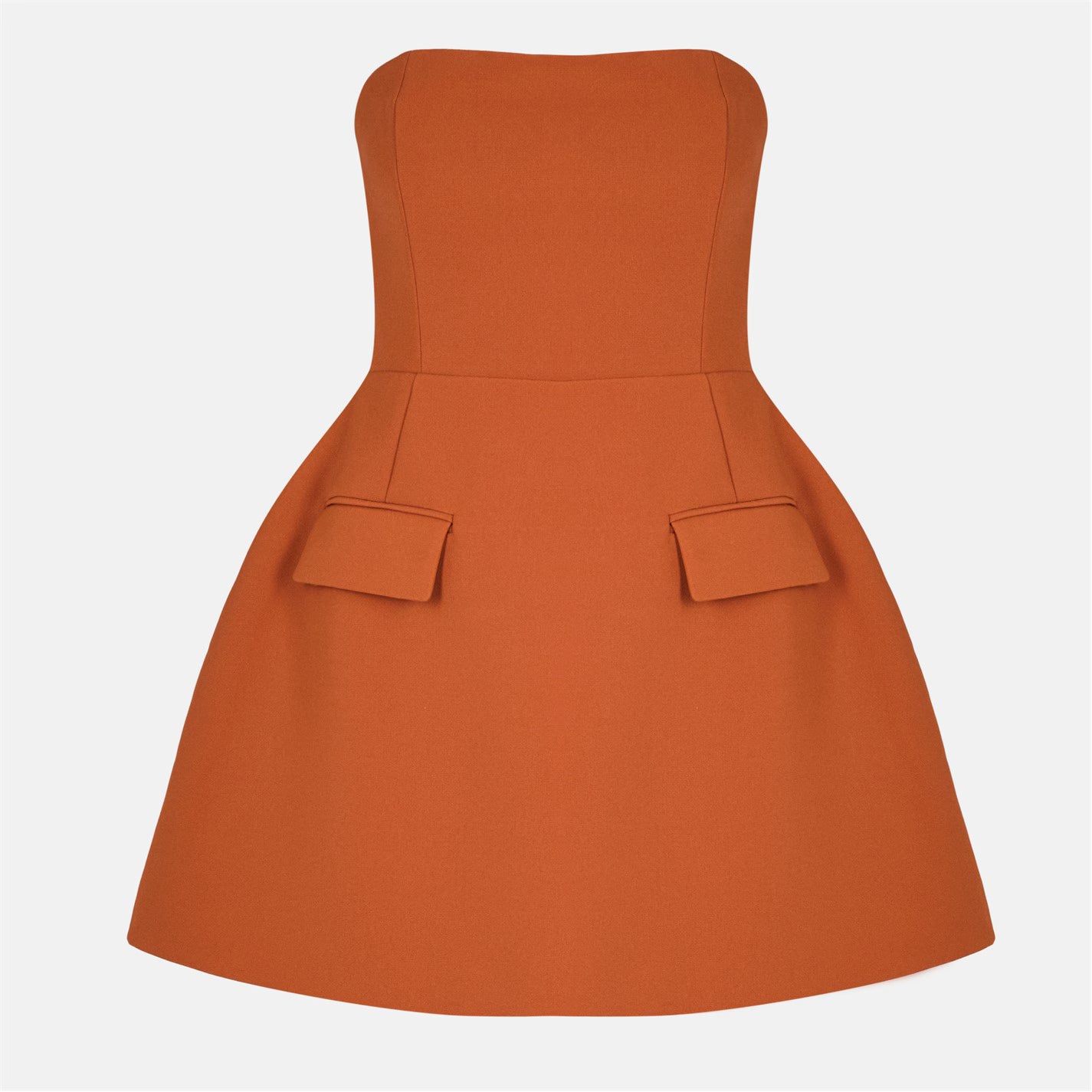 Odd Muse - The Ultimate Muse Strapless Dress - Rust